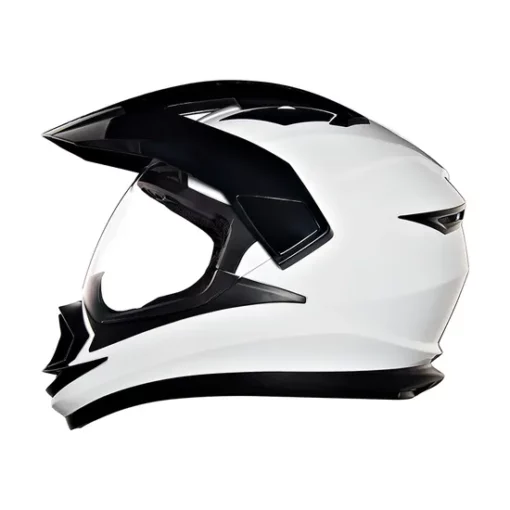 Royal Enfield Escapade White Black Full Face Helmet 3