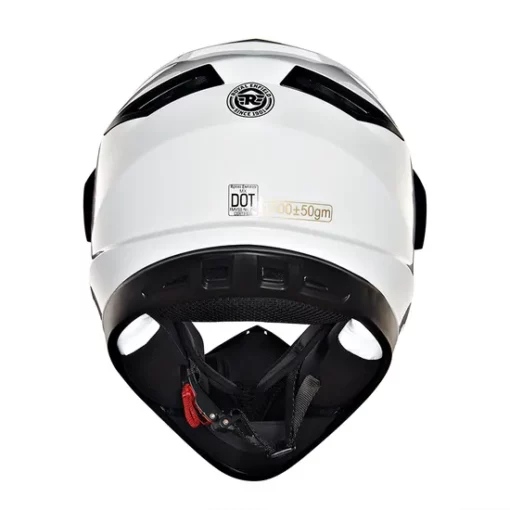 Royal Enfield Escapade White Black Full Face Helmet 5