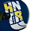 Royal Enfield Hunter Copter Lagoon Blue Open Face Helmet 5
