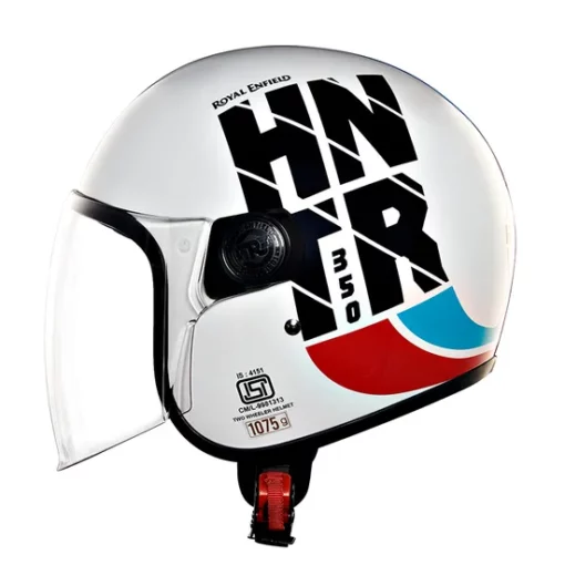 Royal Enfield Hunter Copter White Helmet 4