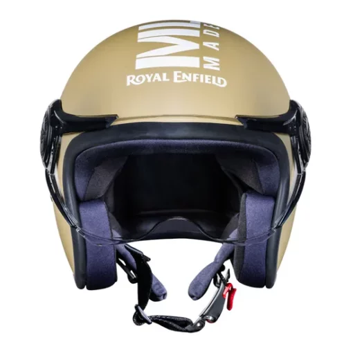 Royal Enfield Jet MLG Open Face Matt Helmet Desert Storm 5