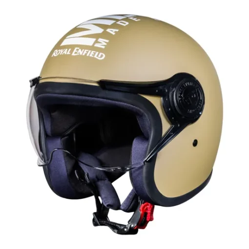 Royal Enfield Jet MLG Open Face Matt Helmet Desert Storm 6