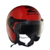 Royal Enfield Jet MLG Red Open Face Helmet