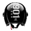 Royal Enfield MLG COPTER Gloss Black Face Long Visor Helmet 2