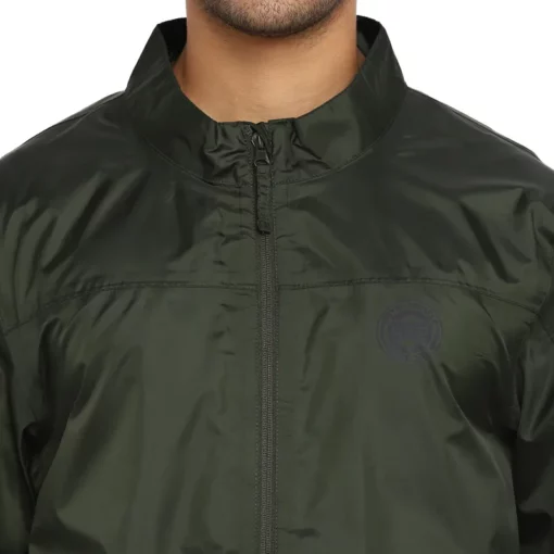 Royal Enfield Olive Rain Liner Jacket 4