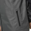 Royal Enfield Pondi Grey Black Rain Jacket 5