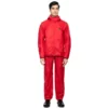 Royal Enfield Red Monsoon Rain Suit 1