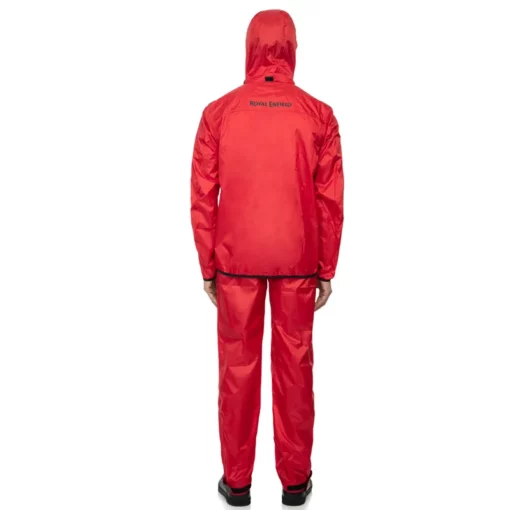 Royal Enfield Red Monsoon Rain Suit 3