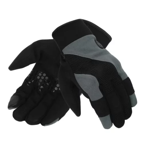 Royal Enfield Street Ace Grey Black Riding Gloves 1