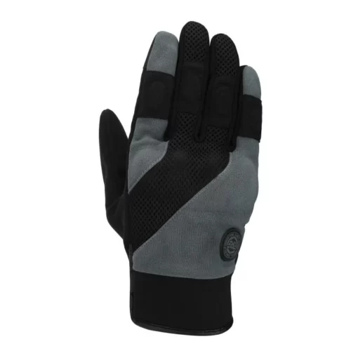 Royal Enfield Street Ace Grey Black Riding Gloves 3