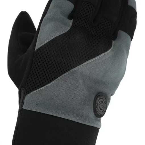 Royal Enfield Street Ace Grey Black Riding Gloves 8