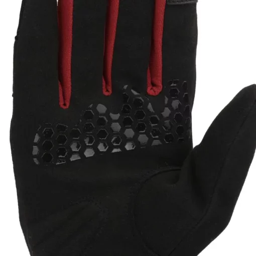 Royal Enfield Street Ace Red Black Riding Gloves 8