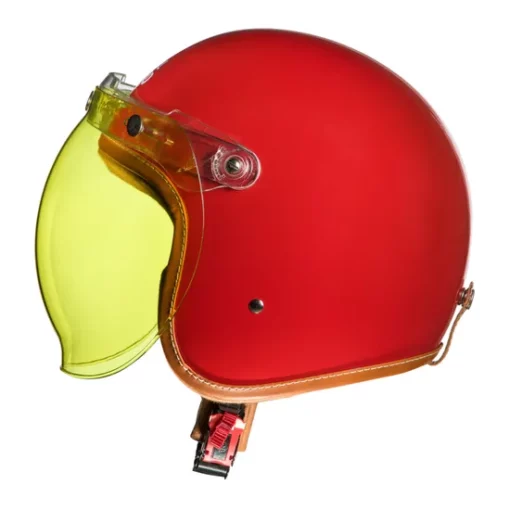 Royal Enfield Urban Rider Red Open Face Helmet 5
