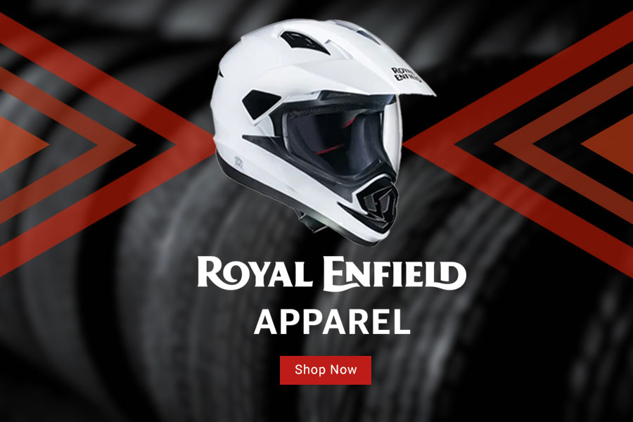 Royal enfield helmets small banner