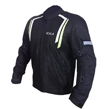 Scala Blaze Black Neon Riding Jacket 2