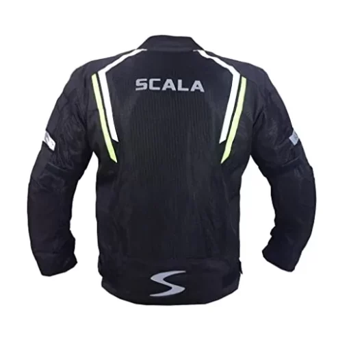 Scala Blaze Black Neon Riding Jacket 3