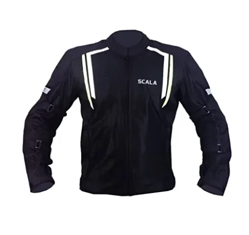 Scala Blaze Black Neon Riding Jacket