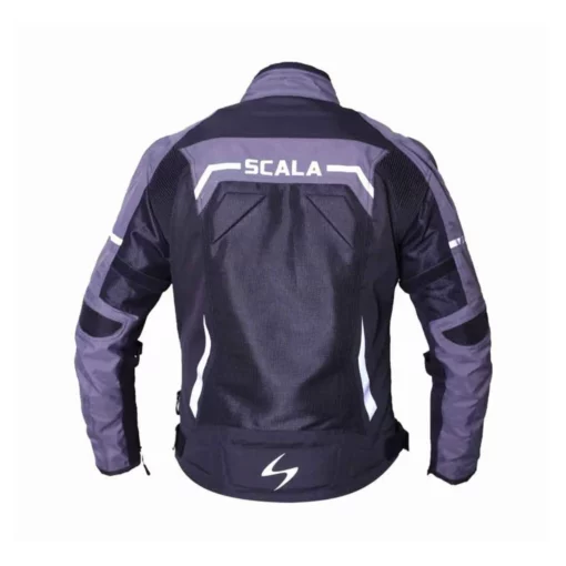 Scala Thunder Black Grey Riding Jacket 3