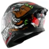 AXOR Apex Falcon Gloss Black Red Helmet 3
