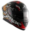 AXOR Apex Falcon Gloss Black Red Helmet 7