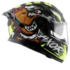 AXOR Apex Falcon Matt Black Neon Yellow Helmet 7
