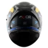 AXOR Street ZAZU Gloss Black Blue Helmet 4
