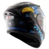 AXOR Street ZAZU Gloss Black Blue Helmet 5
