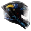 AXOR Street ZAZU Gloss Black Blue Helmet 6