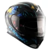 AXOR Street ZAZU Gloss Black Blue Helmet 7