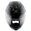 AXOR Street ZAZU Gloss Black Blue Helmet 8