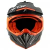 AXOR X CROSS Matt Black Orange Motocross Helmet