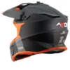 AXOR X CROSS Matt Black Orange Motocross Helmet 4