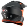 AXOR X CROSS Matt Black Orange Motocross Helmet 6