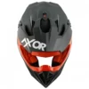 AXOR X CROSS Matt Black Orange Motocross Helmet 9