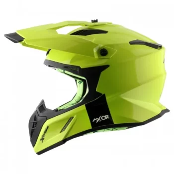 AXOR X CROSS Neon Yellow Green Motocross Helmet 3
