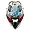 AXOR X CROSS X1 White Red Motocross Helmet 9