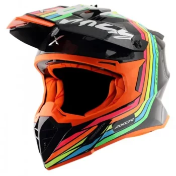 AXOR X CROSS X2 Black Grey Motocross Helmet 2