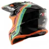 AXOR X CROSS X2 Black Grey Motocross Helmet 4
