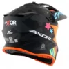 AXOR X CROSS X2 Matt Black Grey Motocross Helmet 6