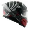 Axor Apex HEX 2 COOL Gloss GREY Red Helmet 7