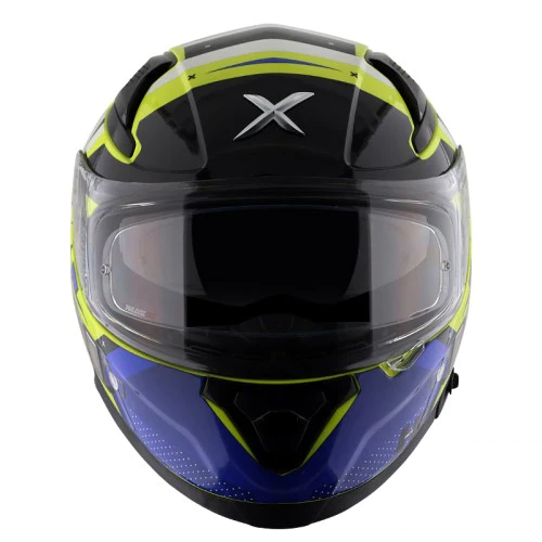 Axor Apex HEX 2 Gloss Neon Yellow Blue Helmet 2