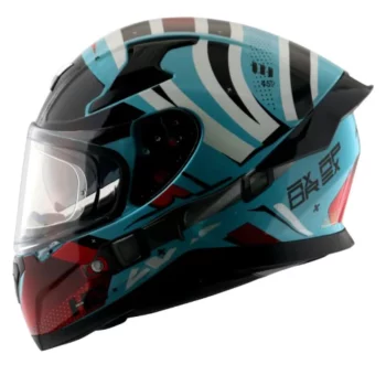 Axor Apex HEX 2 HEX Gloss Blue Red Helmet 2