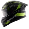 Axor Apex TIKKI Gloss Black Neon Yellow Helmet 4