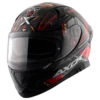 Axor Apex Tiki Gloss Black Red Helmet