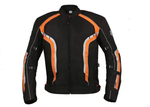 BBG XPlorer Black Orange Riding Jacket