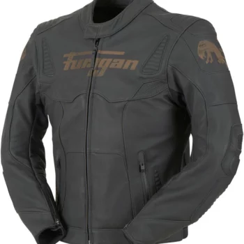 Furygan Fury Sherman Leather Black Riding Jacket