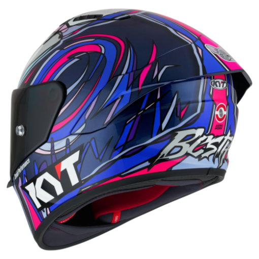KYT NZ Race Bastianini Replica E06 fiber Helmet 5