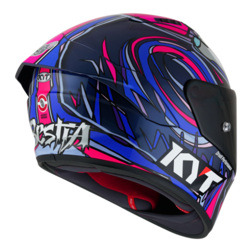 KYT NZ Race Bastianini Replica E06 fiber Helmet 6
