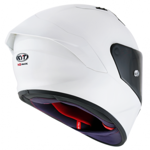 KYT NZ Race White E06 Helmet 5
