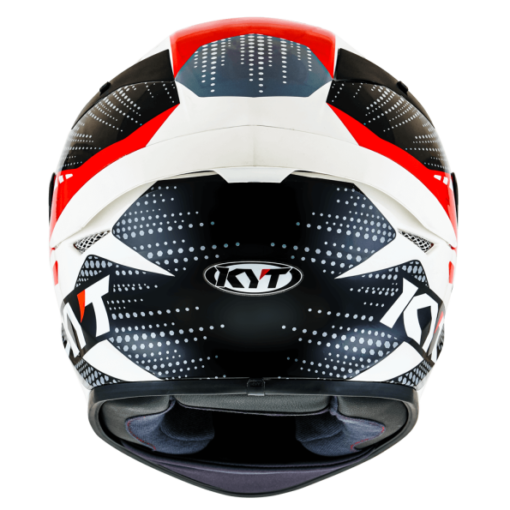 KYT TT Course Gear Black Red Helmet 5
